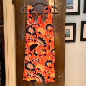 Fun, tropical print J. Crew dress